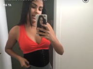 Ex-BBB Munik posa com cinta modeladora após treino na academia: 'Diferença'