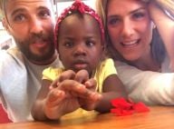 Bruno Gagliasso e Giovanna Ewbank matriculam a filha, Titi, em colégio no Rio