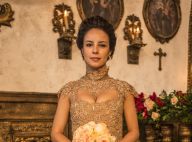 'Liberdade, Liberdade': Joaquina se casa com vestido de noiva dourado. Foto!