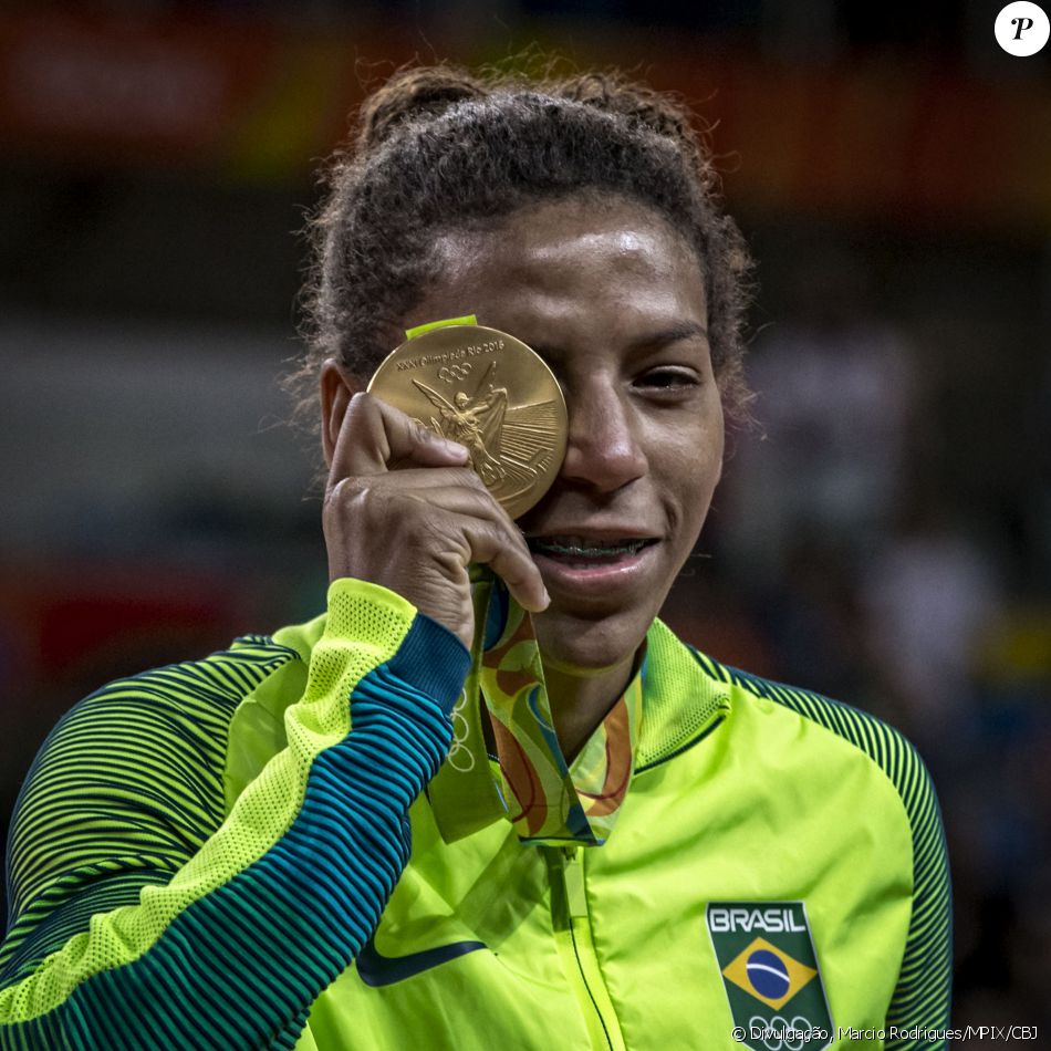 A judoca Rafaela Silva conquistou a medalha de ouro na Olimpíada nesta segunda-feira, dia 08 de agosto de 2016
