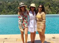 Zilu Godoi posa com as filhas e os netos durante viagem ao Espírito Santo