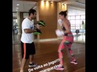 Bruna Marquezine volta ao Brasil e vai à academia após dias com Neymar. Vídeo!