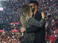 Andressa Suita e Gusttavo Lima trocam beijo em palco do show em Barretos. Vídeo!