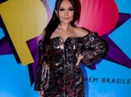 Larissa Manoela investe em brilho com vestido de paetê para o PJB 2018. Fotos!