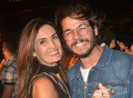 Fátima Bernardes brilha com longo rendado em festa com Túlio Gadêlha. Fotos!