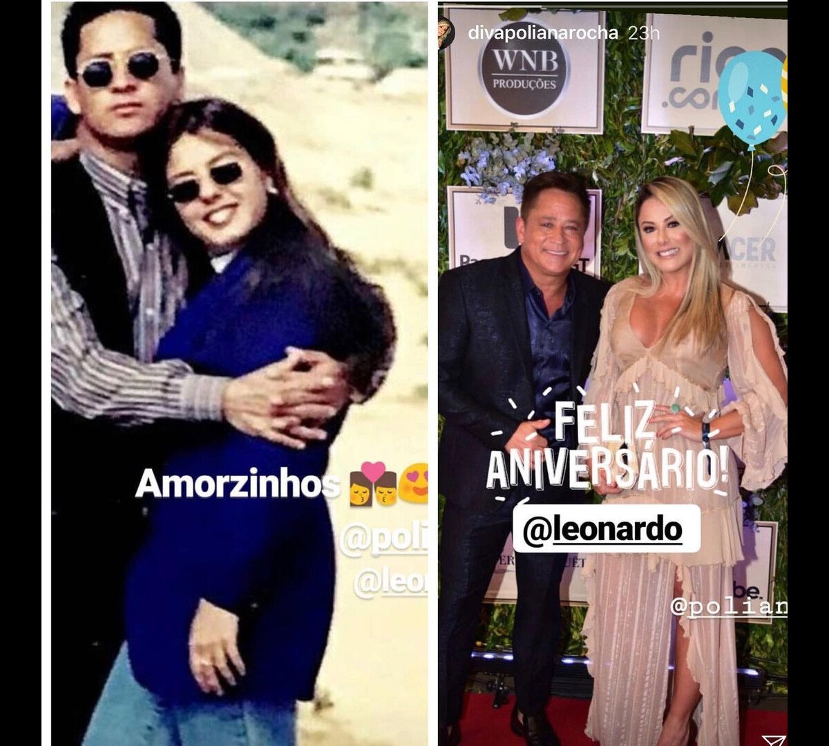 Foto Leonardo E Poliana Rocha Antes E Depois Purepeople