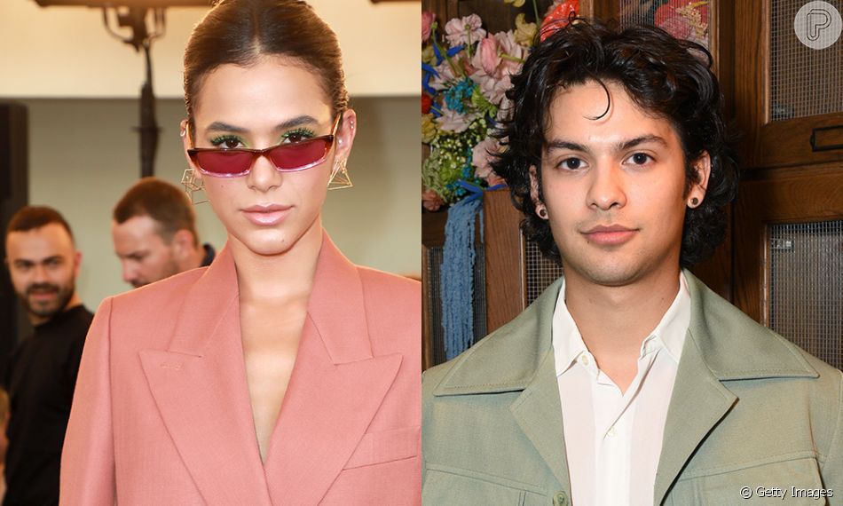 Bruna Marquezine e Xolo Maridueña veja foto do casal de Besouro Azul