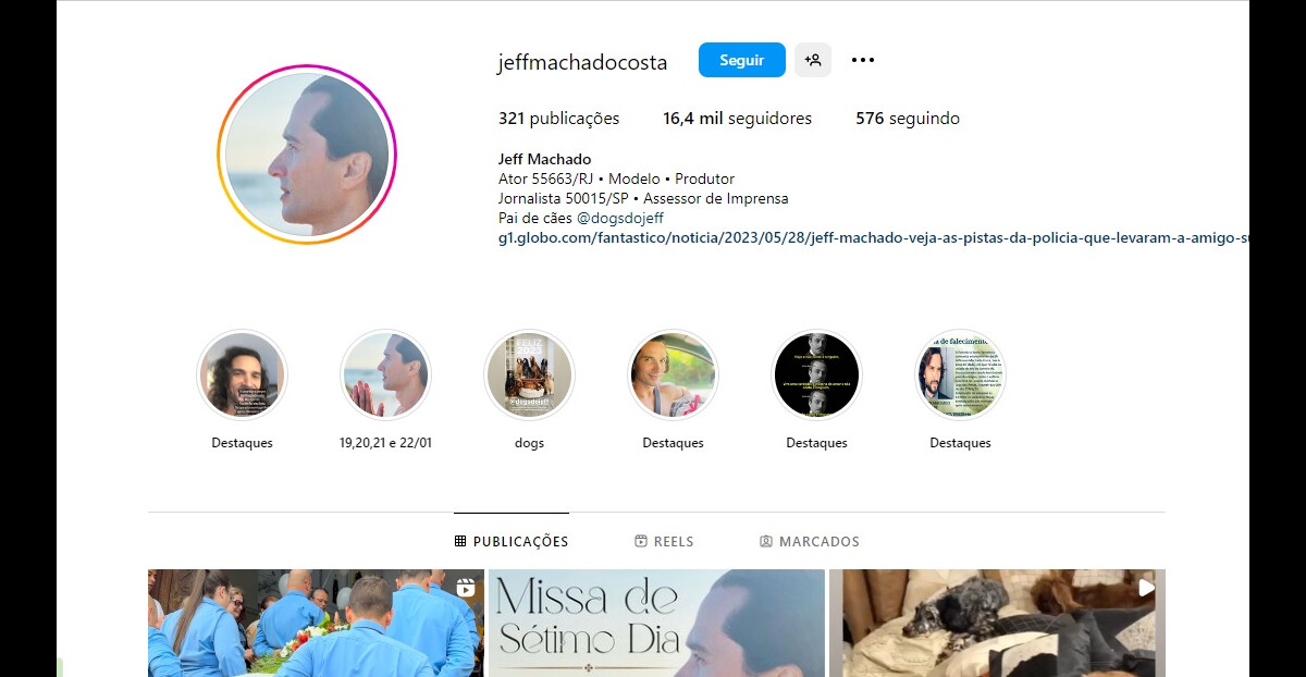 Foto Jeff Machado Ganhou Mais De Seis Mil Seguidores Desde Ter O