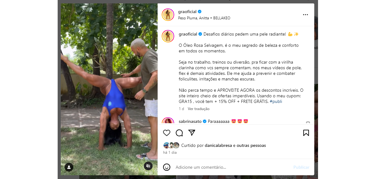 Foto Gracyanne Barbosa Alvo De Cr Ticas Em V Deo Viral Mai