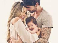 Ex-BBBs Adriana Sant'Anna e Rodrigão exibem rosto do filho pela 1ª vez. Fotos!