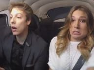 Sasha Meneghel bate fusca ao dirigir carro na TV, no programa de Fábio Porchat