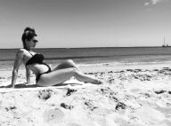 Kelly Key exibe barriga de grávida ao posar em praia e fãs elogiam: 'Belíssima'