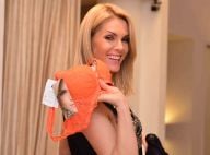 Ana Hickmann participa de lançamento de lingeries e posa para fotos com fãs