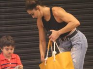 Juliana Paes exibe braços definidos em passeio com os filhos no shopping. Fotos!