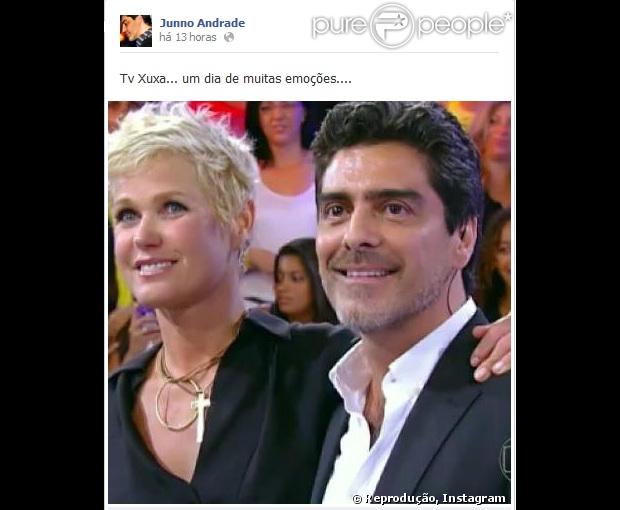 Depois de três anos solitários, Xuxa encontra um novo amor, o ator Junno Andrade, revelado pela revista 'Caras' em 29 de janeiro de 2013