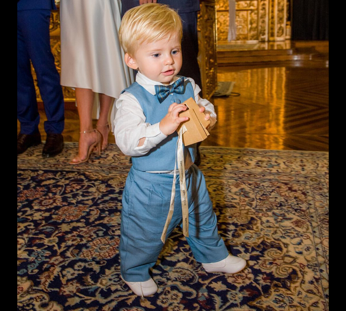 Foto Enrico Usou Cal A E Colete Azul No Casamento Religioso De Karina