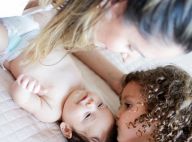 Amor entre irmãos! Thyane Dantas mostra Ysis dando beijos em Dom: 'Plenitude'