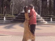 Viagem romântica! Eliana beija o noivo, Adriano Ricco, em fotos: 'Nossos dias'