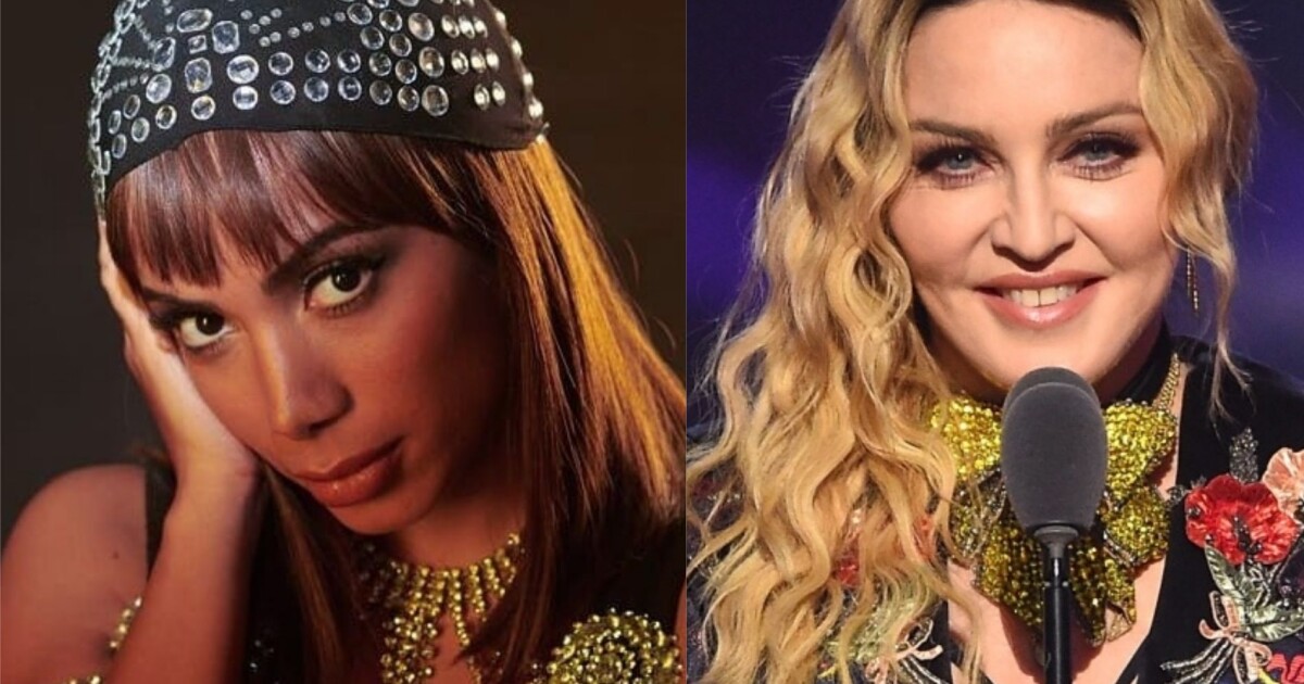 Anitta e Madonna lançam hit e brasileira comemora Madonna cantando