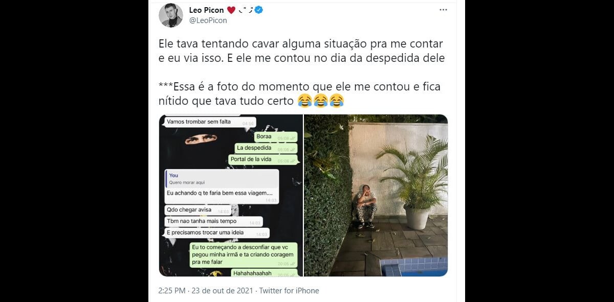 Foto Leo Picon Revelou Que Gui Ara Jo Contou Sobre O Affair Jade