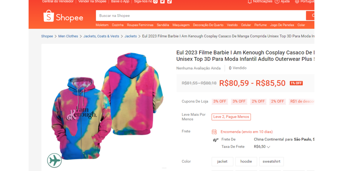 Foto A Shopee Tamb M Vende R Plicas Do Moletom I Am Kenough Do