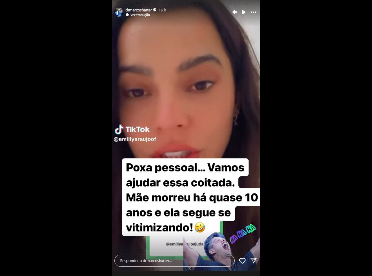 Foto Marcos H Rter Zombou Da Ex Namorada Emilly Araujo Ap S Campe Do