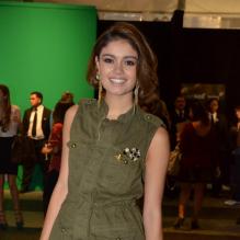 A artista foi elegantérrima ver o Fashion Rio 2013, que aconteceu na terceira semana deste mês