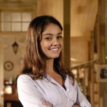 A atriz interpretou Vanessa, em 'Caras e Bocas', exibido pela Globo em 2009