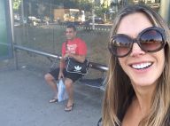 Vitor Belfort e Joana Prado pegam ônibus para trabalhar e afirmam: 'Não é fácil'