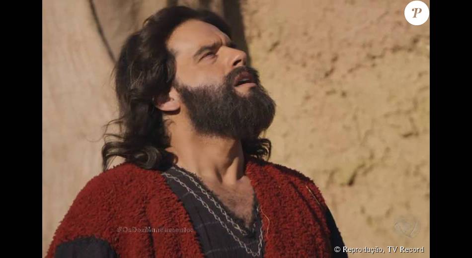 Guilherme Winter é Moisés, o protagonista de 'Os Dez Mandamentos'