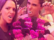 Giovanna Antonelli comemora aniversário das gêmeas e posa com dentes de vampiro