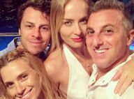 Carolina Dieckmann passa o Réveillon com Luciano Huck e Angélica: 'Vem, 2016!'