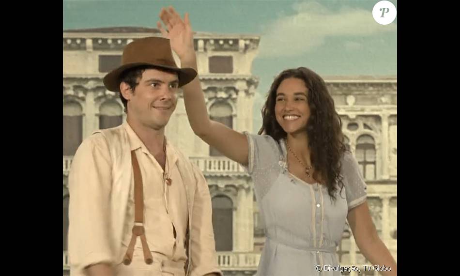 Candinho (Sergio Guizé) reencontra Filomena (Débora Nascimento) na capital, na novela 'Êta Mundo Bom!', em janeiro de 2016