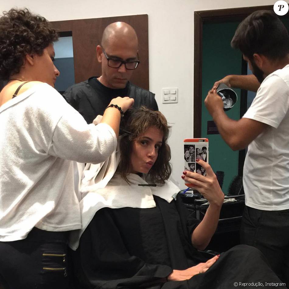O cabeleireiro Anderson Couto, do salão Majestic, foi o responsável pelos novos cabelos de Deborah Secco