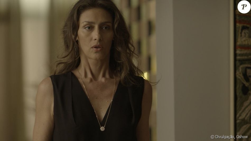 Joyce (Maria Fernanda Cândido) cai em armação e descobre que Irene (Débora Falabella) é a amante de Eugênio (Dan Stulbach), na novela 'A Força do Querer'