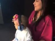 Thais Fersoza leva a filha, Melinda, para show de Michel Teló: 'Só amor'. Vídeo!