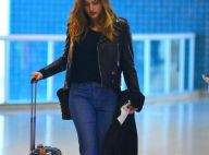 Sasha Meneghel repete bolsa grifada ao embarcar no Rio de Janeiro. Fotos!