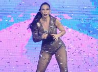 Ivete Sangalo deixa as pernas à mostra durante show em festival de música