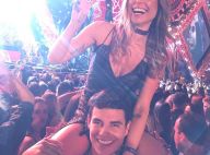 Ex-BBB Antonio curte show com Flávia Viana e atriz nega namoro: 'Só amizade'