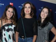 Beatriz e Laura, filhas de Bonner, dançam jazz ao lado da mãe, Fátima Bernardes