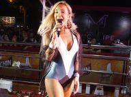 Claudia Leitte, de body decotado, exibe boa forma ao agitar show no CE:'Alegria'