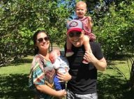 Thais Fersoza mostra foto em família e brinca: 'Sim, Teodoro dormindo'