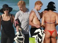 De biquíni, Débora Nascimento exibe corpo sequinho em praia com José Loreto