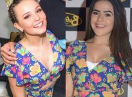 Larissa Manoela repete vestido de Maisa Silva. Quem usou melhor o look? Fotos!