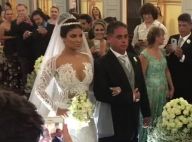 Ex-BBB Munik usa vestido de R$ 40 mil no casamento com Anderson Felício. Vídeos!