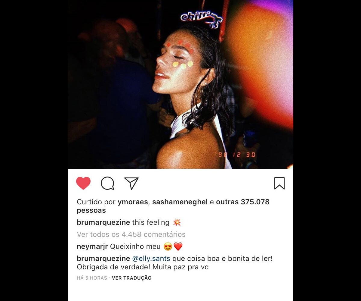 Foto Queixinho Meu Comentou Neymar Em Foto De Bruna Marquezine