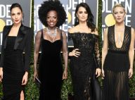 Moda e militância: famosas protestam com looks pretos no Globo de Ouro. Fotos!