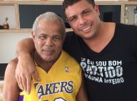 Pai de Ronaldo posa sorridente após tratar pneumonia: 'Forte como um trator'