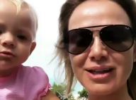 Manuela pede fruta e manda beijo em vídeo de férias da mãe, Eliana: 'Adora uva!'