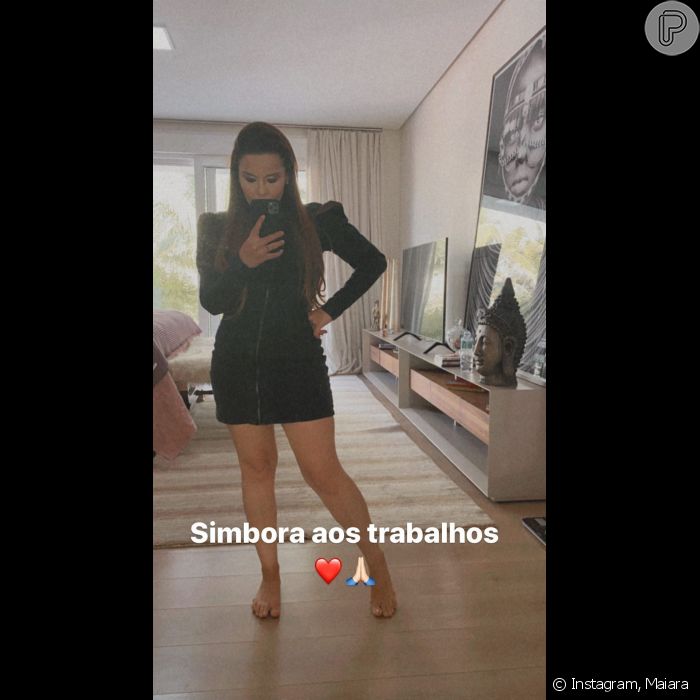 Maiara Da Dupla Maraisa Valorizou Curvas Em Vestido Colado